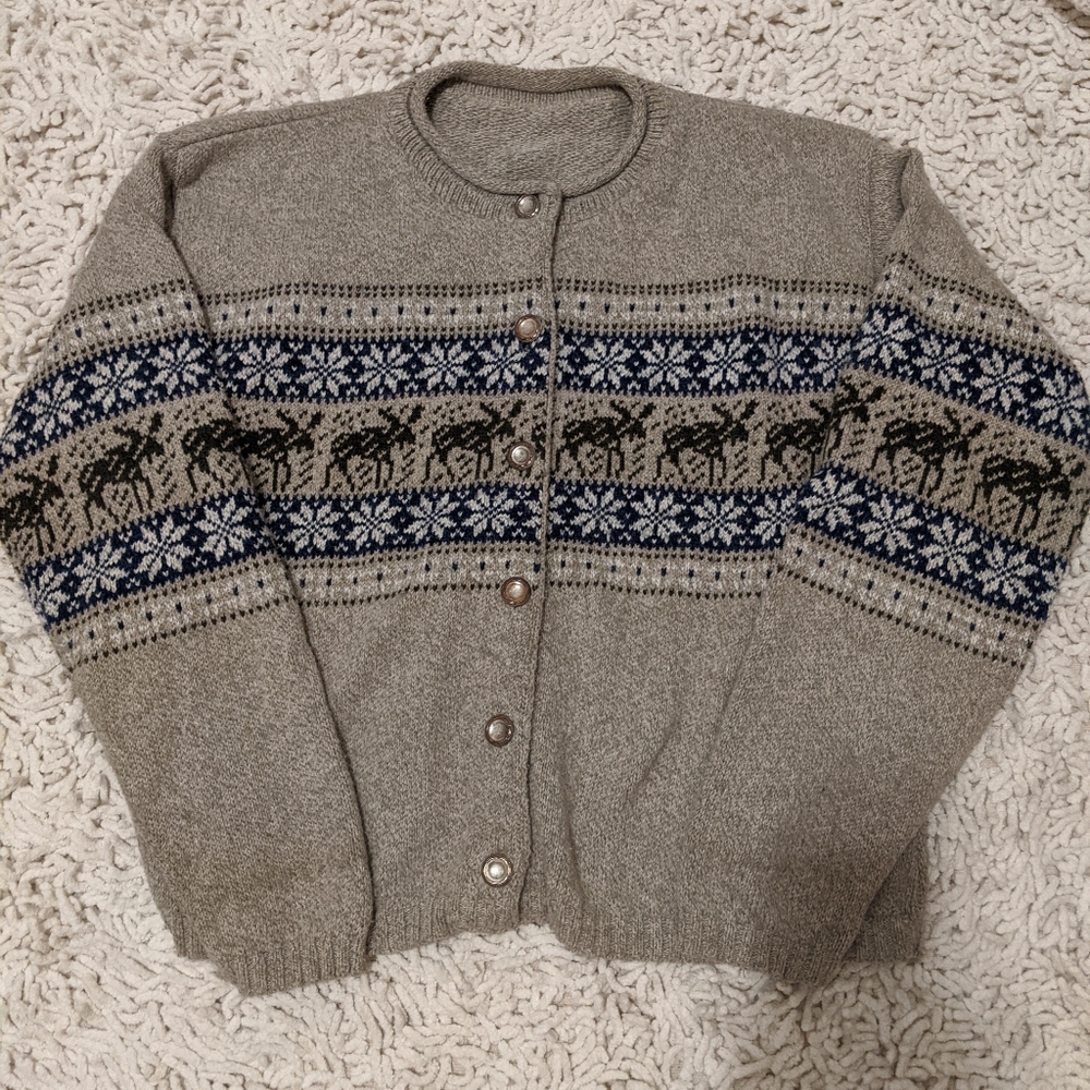 Vintage nordic cardigan